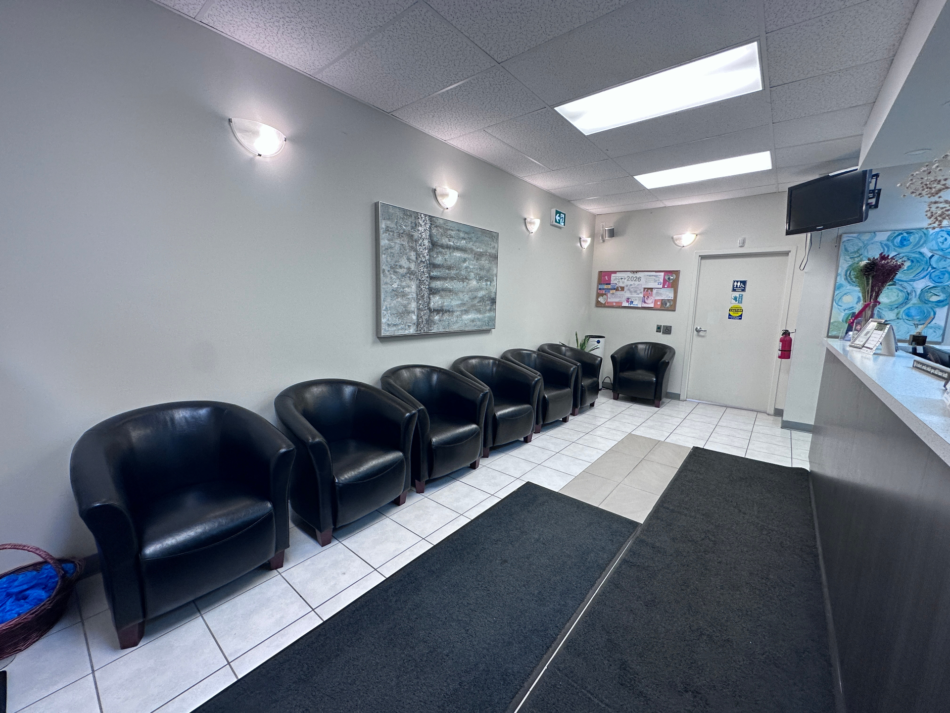Comfortable waiting area